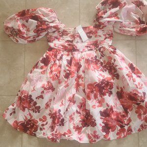 Abercrombie puff sleeve babydoll dress
